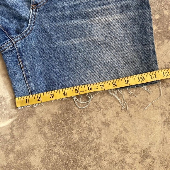 House of Harlow 1960 High Rise Mom Midi Jean Shorts Women Size 26 New‎ - Picture 6 of 13